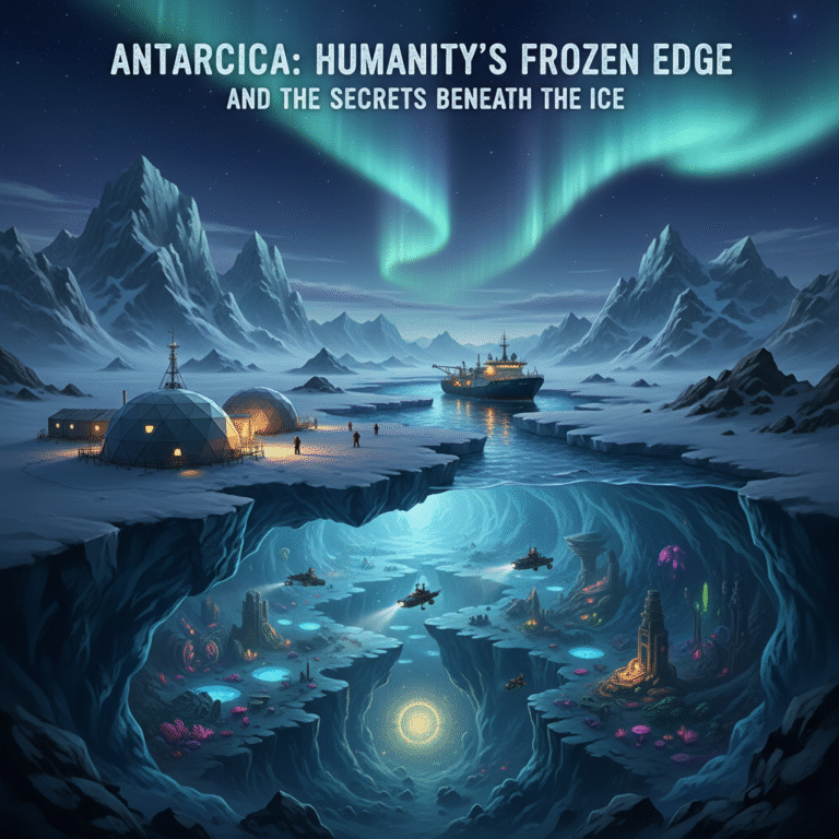Antarctica: Humanity’s Frozen Edge and the Secrets Beneath the Ice